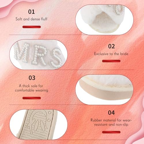 Malden International Designs Silkscreened Corinthians Verse Mr & Mrs Wood Picture Frame, 5x7, Off White