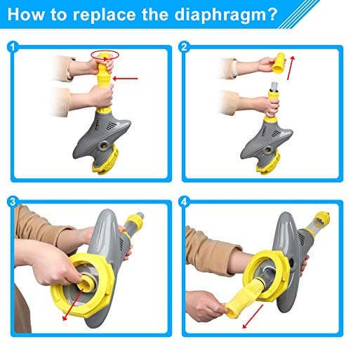 (2024 Upgrade) VINGLI Pool Vacuum Cleaner Automatic Sweeper Swimming Pool Creepy Vacuum (Grey)