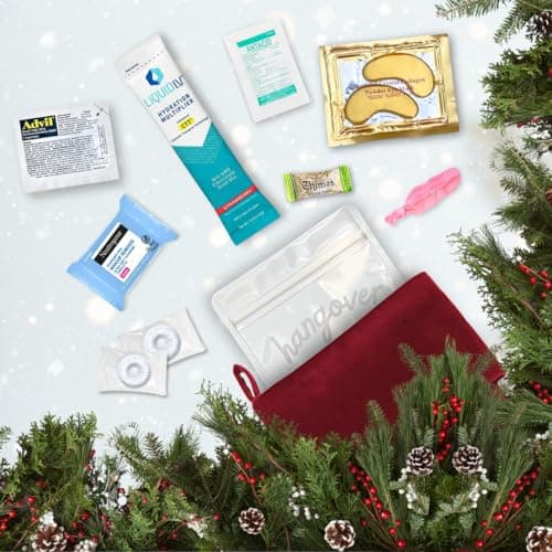 Hangover Kit (1 Pack) Pre Filled Party Favors, Goodie Bags, Gift for Bachelorette, Wedding, 21st Birthday, Girls Trip and All Celebrations