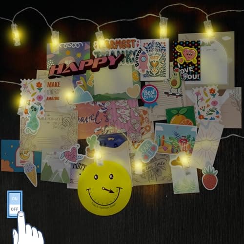 EggSun Light-Up Wall Collage Kit for Teen & Tween Girls 1000+ DIY Craft Pieces for Creative Illuminated Bedroom Art, Birthday and Room Decor Gift, Ages 11, 12,13, 14, 15, 16