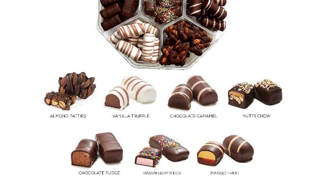 Kosher Chocolate Candy Gift Assortment - Gourmet Assorted Chocolates for Father's Day - Dark Chocolate Gift for Dad, A Thank You Gift for Teacher - Hanukkah Chocolates Gift Box.