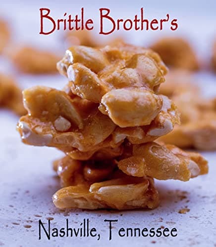 Brittle Brothers Variety Gift Set : 4-8 oz. Box Pack Voted #1 Peanut Cashew Pecan Bacon Corporate Candy Snack Birthday Sampler Christmas Mother Father