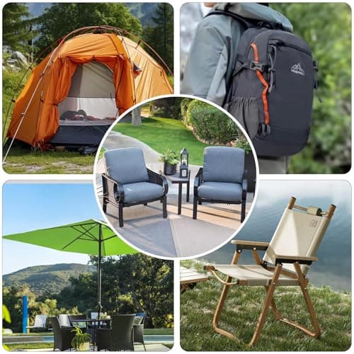 Waterproof Canvas Fabric by The Yard, UV Resistant 600D Outdoor Upholstery Material 58inch Cordura Fabric Water Resistant Fabric for Sewing Chair Patio Cushion Bag Interior, 1 Yard Olive Green