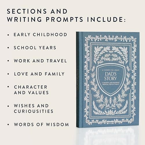 Dad's Story Journal (Linen Hardcover): A Memory and Keepsake Journal for My Family (Heirloom Story Books and Guided Journals)