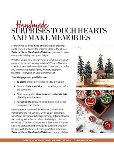 Taste of Home Handmade Christmas (Taste of Home Holidays) 1617658642