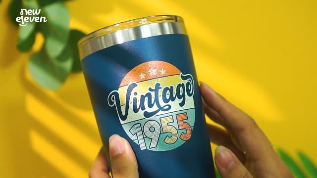 NewEleven 70th Birthday Gifts For Men Women - 1955 70th Birthday Decorations - Gifts For Men Women Turning 70-70 Year Old Gifts For Man, Woman - 20 Oz Tumbler