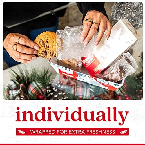 David’s Cookies Holiday Cookies and Brownies Gift Basket Crate - Deliciously Flavored Assorted Cookies and Brownies in a Christmas Snack Box Gift Crate - Gourmet Holiday Food Gift Basket for Sharing