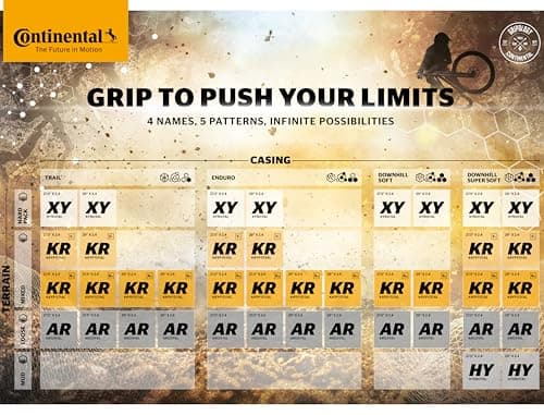 Continental Kryptotal Front Tire - Tubeless Mountain Bike Tire | Specialist for Mixed Terrain and Conditions - E25 Ebike Rated -