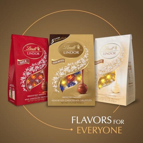 Lindt LINDOR Assorted Chocolate Candy Truffles, 15.2 oz. Bag B00UXI3PEM