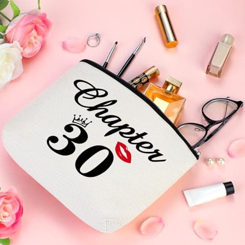 30th Birthday Gifts for Women 30 Year Old Birthday Gifts for Women Dirty Thirty Decoration for Her Gift Ideas for Woman 30s Funny Gift for 30 Year Old Woman - Coffee Mug Makeup Bag Candle Toilet Paper