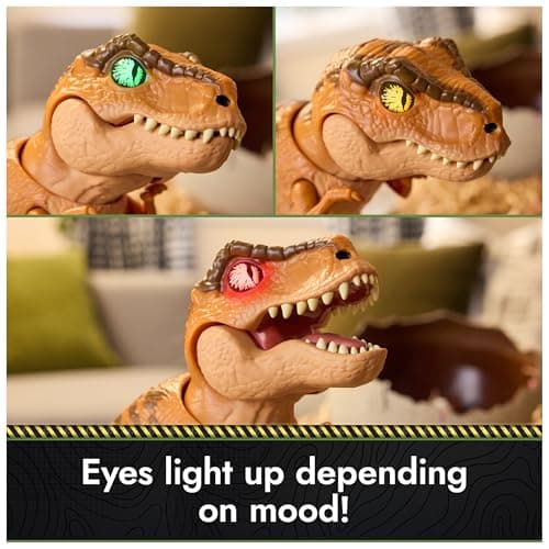 Primal Hatch Jurassic World Interactive Toy Dinosaur & Egg, Hatch & Train Your own Baby Dino with 100+ Sounds & Reactions, Kids Toys for Boys & Girls Aged 5 & Up