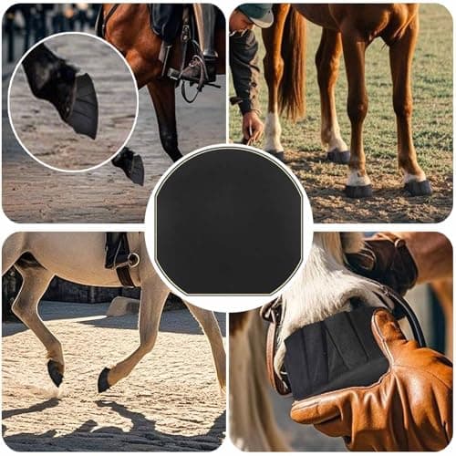 EPICHORIZON 12 Pack Horse Hoof Tape Cotton Strong Sticky Horse Hoof Wraps Simple, Breathable Hoof Packing for Hoof Wound Management and Laminitis Abscess Relief Additional Protection for Horse Hoove