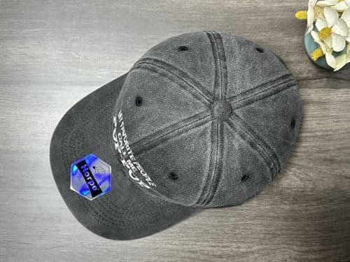 Premium Embroidery Design, Adjustable Metal Buckle Closure, Simple Lifestyle Wear Dad Hat for Father Embroidered Adjustable Baseball Cap for Men Women B0GWPLMQX1
