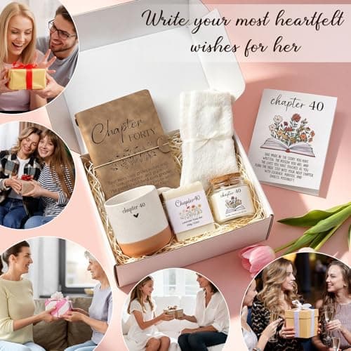 Giftota 40th Birthday Gifts Women, 40 Year Old Birthday Gifts for Women Happy 40th Birthday Gifts for Women Gifts for 40th Birthday Woman Cool 40 Birthday Gift for Her Womens 40 Birthday Gift B0GTQ2D22C