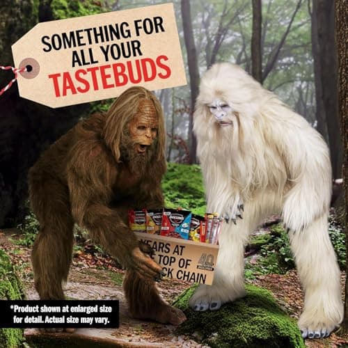 Jack Link’s DUOs Gift Box – Includes Beef Jerky, Chicken & Tender Bites, & Sticks, Great Protein Gifts for Dad, Men or Meat Lovers, Ideal for Holidays & More – 11-Piece Beast Snack Variety Pack