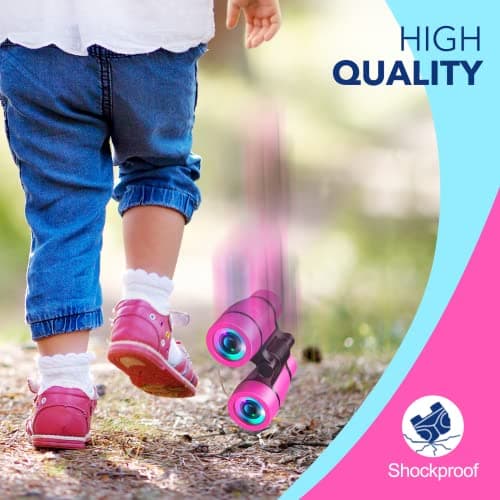 Toys for 3-7 Year Old Girls: LET'S GO! Binoculars for Kids Bird Watching|Camping|Hiking 3 4 5 6 7 8 Year Old Girl Boy Birthday Gifts Outdoor Toy for Kid Ages 4-6 Toddler Gift Stuffers B0C2CXZYPL