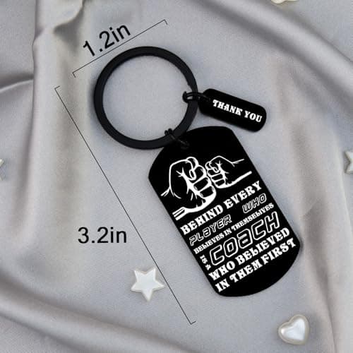 Coach Gifts for Men Coach Appreciation Gifts Basketball Coaches Gift Best Coaches Keychain Thank You Gift for Basketball Soccer Volleyball Softball Baseball Team Birthday Thanksgiving Cheer Keyring