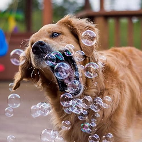 Puppy Love Bubbles, Peanut Butter & Bacon Scented Bubbles 4oz. Bottle-2 Pack Combo (1 Peanut Butter/1 Bacon) for Dogs B0913CYKF2