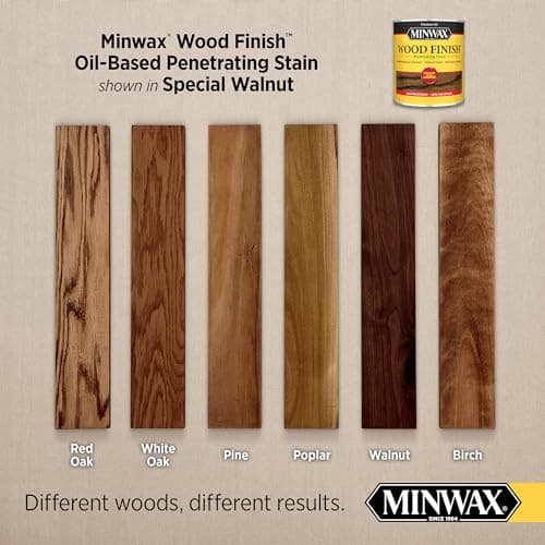 Minwax 222404444 Wood Finish, Special Walnut Stain, Half Pint