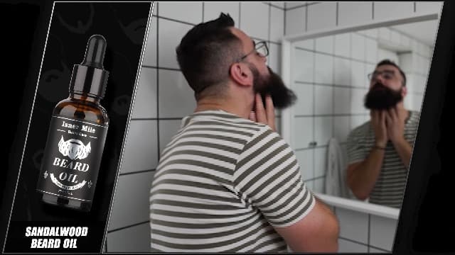 Isner Mile Beard Grooming Kit for Men Care: Trimming Sets with Beard Wash - Oil - Balm - Brush - Comb & Straight Razor, Birthday Christmas Gifts Mens Stocking Stuffers for Him Boyfriend Dad Husband