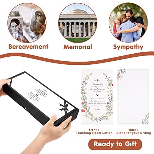 Memorial Wind Chimes for Outside, Sympathy Gift for Loss of Loved One Mom Dad, Ideal for Funeral, Remembrance & Bereavement, Outdoor Use