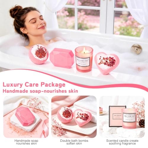 Gifts Basket for Women - Birthday Gifts for Women,Women Gifts Set Contains 13 Items Unique Female Gift Ideas,Relaxing Care Package Self Care Gift Box for Women Mom Wife Bestie Sister
