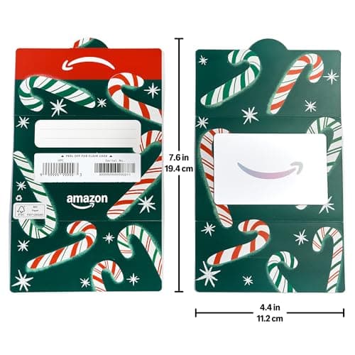 In a Mini Envelope - Christmas Amazon Physical Gift Card B0DCZLNX94