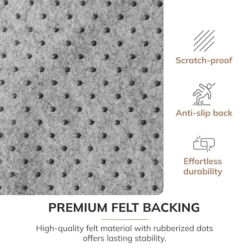 Anji Mountain Rug'd Office Chair Mat for Carpet & Hardwood Floor - Jacquard Woven, Anti-Slip Backing, Low Pile, Floor Protector Desk Chair Mat, Office Rugs for Rolling Chairs (Tamanrasset - 36" x 48")