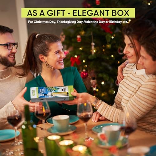 Wine Chiller - Wine Cooler Stick, 3 in 1 Stainless Steel Wine Bottle Chiller with Aerator and Pourer, The Best Holiday Gifts.