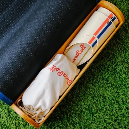 Yard Game – Modern Bocce Ball Set with Ramp & Targets | Portable BocceRoll Lawn Game for Backyard & Beach | Premium Wooden Bocce Game for Family & Party Play