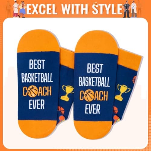 Zmart Appreciation Gifts Ideas - Socks for Coach Police School Bus Driver Chef Lawyer