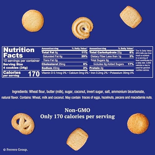 Royal Dansk Danish Cookie Selection, No Preservatives or Coloring Added, 12 Oz. (Pack of 1)