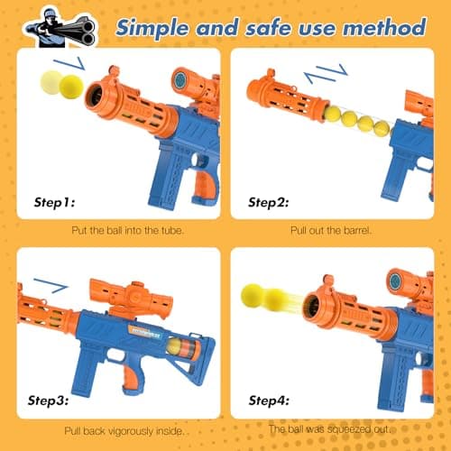 KKONES Kids Bow and Arrow Set, 2 in 1 Shooting Game with LED Light Up Archery Toy, Foam Balls, Suction Cup Arrows, Target, Quiver, Indoor Outdoor Toys for Kids Boys Girls Gifts