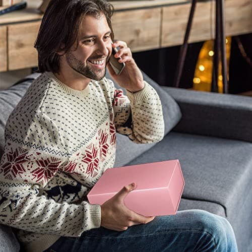 Pink Gift Box 10" x 6" x 3" with Magnetic Closure Lid Gift Boxe for Presents,Bridesmaid Gifts Boxes,Cute Box,Birthday Gift box,Luxury for Gift Packaging, Magnetic Gift Boxe for Wrapping Gifts (Pink)