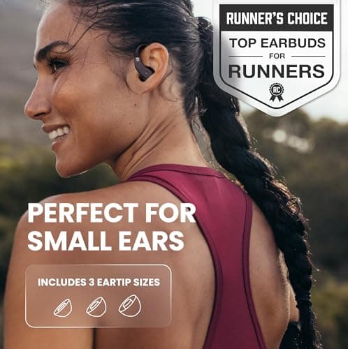 Back Bay Audio - Runner Wireless Earbuds for Running, Workout Wrap Around Earbuds Bluetooth Headphones for Sports, Around The Ear Wireless Bluetooth Running Headphones, Hook Over Earphones Earhooks