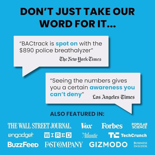 BACtrack Go Keychain Breathalyzer (Black) | Ultra-Portable Pocket Keyring Alcohol Tester for Personal Use