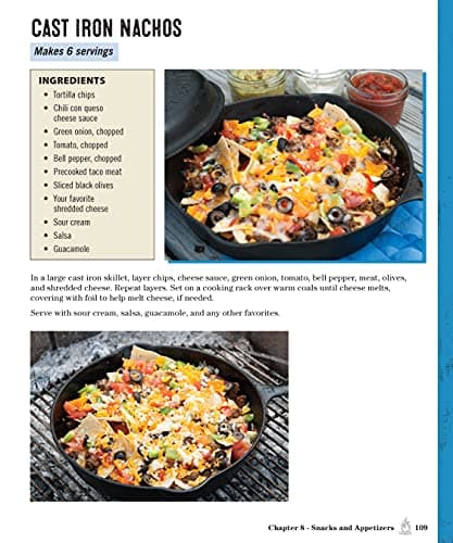 Weekend Camping Cookbook: Over 100 Delicious Recipes for Campfire and Grilling (Fox Chapel Publishing) Make-Ahead Meals for Outdoor Adventures - Cast Iron Nachos, Bacon S'Mores, Foil Packs, and More 1497102936