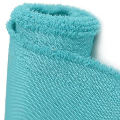 Foreate Waterproof Canvas Fabric by The Yard 600D Upholstery Fabric for Chairs 58" Wide Indoor Outdoor Water Resistant Canvas Polyester Material Sewing DIY Cloth, 1 Yard Pale Turquoise
