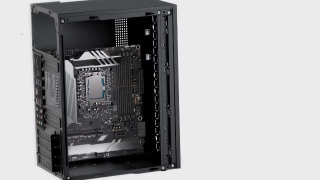 Micro ATX Case PC Case: MATX Case Mini PC ITX Desktop Computer Case Support Micro ATX MATX DTX ITX Mini PC with USB3.0, Support 3.5'' HDD (Black)