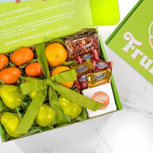 A Gift Inside Harvest Favorites Fruit and Gourmet Gift Box