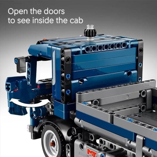 LEGO Technic Tipping Dump Truck Toy - Construction Truck Building Toy for Kids, Boys and Girls, Ages 9+ - Gift for Birthdays - W/Realistic Features - 42203 B0DJ1D4SHD