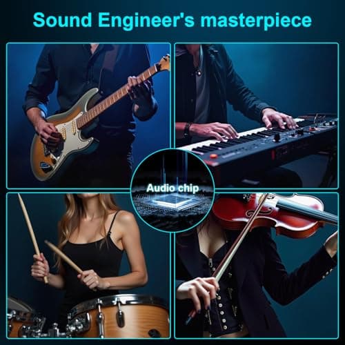 Sovvid Wireless Guitar System 2.4 GHz with Magnetic Charging Case Wireless Guitar Transmitter Receiver for Guitar Bass Electric Instruments