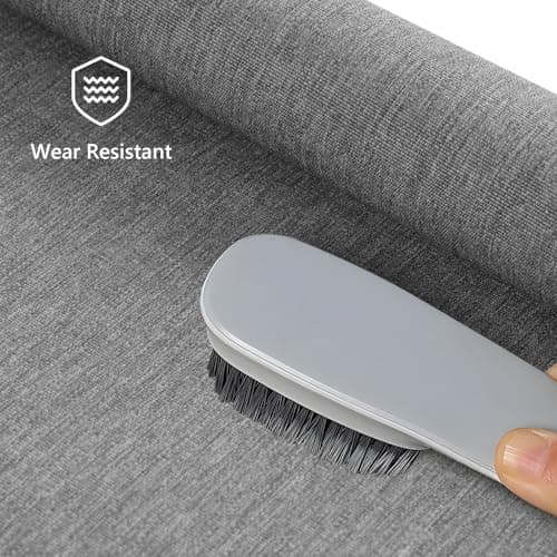 Waterproof Canvas Fabric by The Yard, 58inch 600D Upholstery Fabric Polyester Material Outdoor Water Resistant Material for Sewing Chair Patio Cushion Bag Sofa Seat Repair, 1 Yard Flaxen Grey