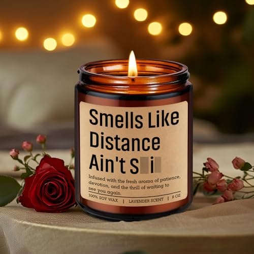 Gifts for Long Distance Boyfriend, Girlfriend, Christmas, Birthday, Miss You, Long Distance Friendship Gifts for Best Friend GSPY Candle, Long Distance Relationship Gifts for Him, Her, BF, GF, Couples B0G48L3KMF