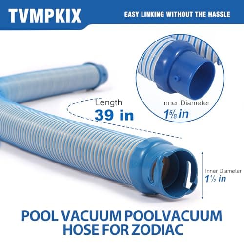 Pool Cleaner Hose for Zodiac MX6 MX8 Twist Lock Pool Vacuum Hose Replacement Parts 39 Inch R0527700 MX6 MX8(6pack)