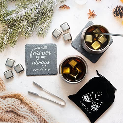 Anniversary for Her Girlfriend Wife Gift Romantic Birthday 5 Year 5th 1 Year First Anniversary Wood Gifts Wooden Cute Wine Tumbler Set Engraved To My Gorgeous Girl