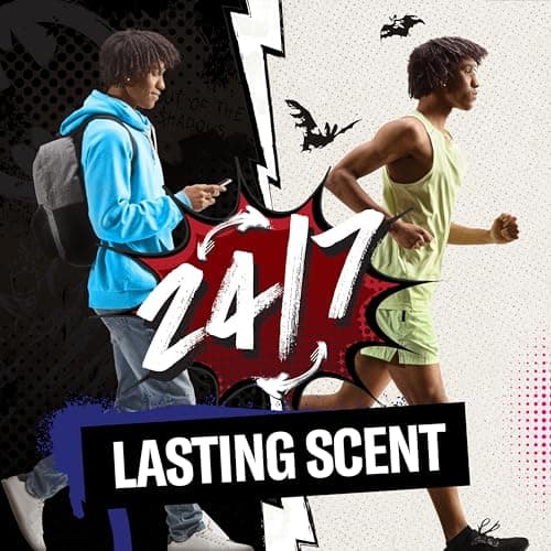 Old Spice Aluminum Free Deodorant for Men, 24/7 Freshness & Lasting Scent, Long Lasting Odor Protection, Smell Like a Hero, Batman, Black Cherry and Nightfall Scent, 3.0 oz