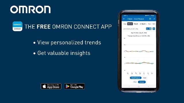 OMRON Silver Blood Pressure Monitor for Home Use & Upper Arm Blood Pressure Cuff - #1 Doctor & Pharmacist Recommended Brand - Clinically Validated - Connect App