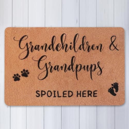 Grandma Gifts,Christmas Nana Gifts for Grandma,Gifts for Grandparents,Grandpa Gifts Birthday Gifts,Gigi Grandma Gifts from Granddaughter Grandchildren Grandson Grankids,Doormats Home Decor