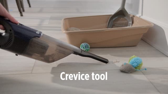 Shark Cyclone PET Handheld Vacuum with, HyperVelocity Suction, Powerful Pet Hair Pickup, Lightweight, XL Dust Cup, Including Upholstery Tool, 8" Crevice Tool, Scrubbing Brush, Pearl White, AA701